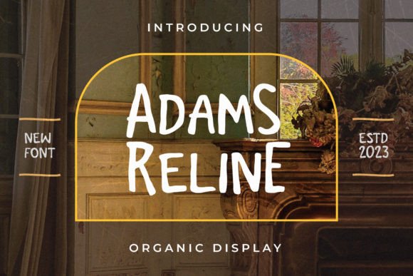 Adams Reline: A Nature-Inspired Typeface for Web Design