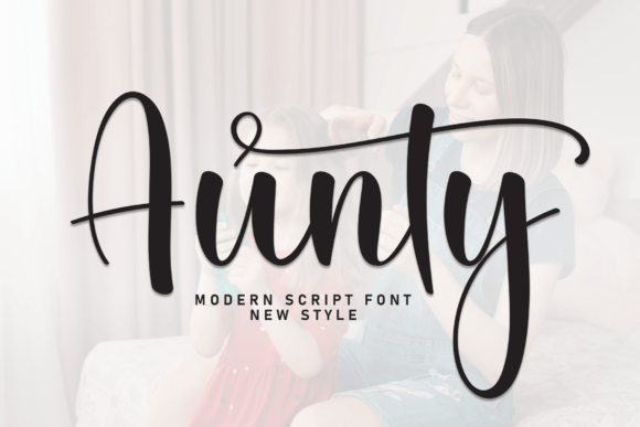 Aunty Font Review: A Graceful Script for Brand Identity