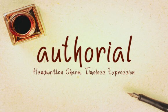 Authorial Font Review: A Handwritten Typeface for Small Business Branding