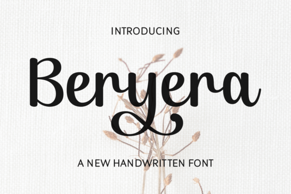 Beryera: A Friendly Handwritten Font for Modern Web Design