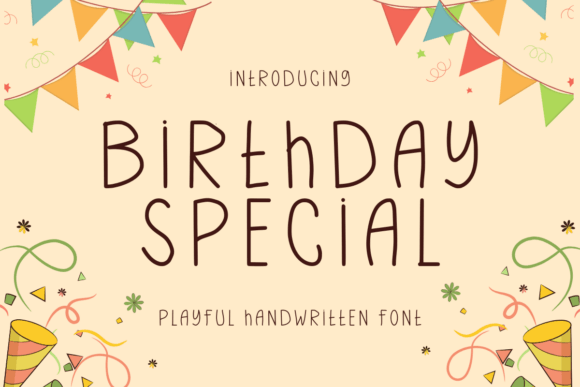 Birthday Special Font Review: A Charming Handwritten Typeface