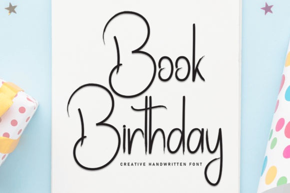 Book Birthday Font Review: A Brush Script for Modern Branding