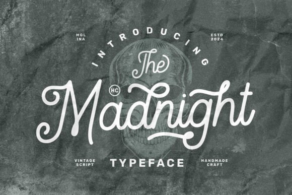 Bring Vintage Charm to Products with Hc Madnight Font