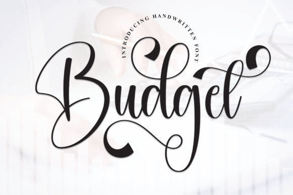 Budget: A Graceful Script Font for Editorial Design