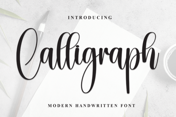 Calligraph: An Elegant Script Typeface for Modern Web Design