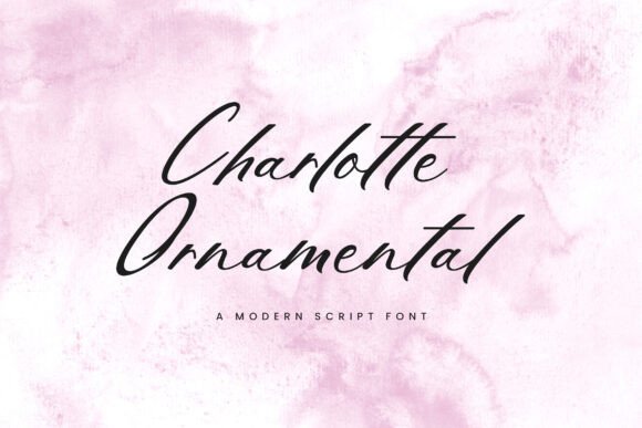 Charlotte Ornamental: A Script Font for Editorial Elegance