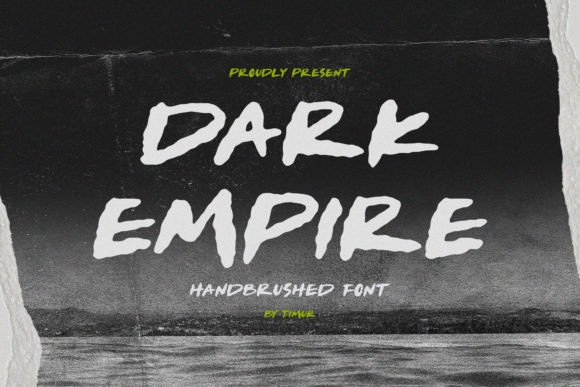 Dark Empire: A Bold Typeface for Modern Makers