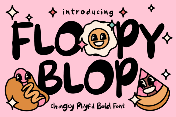 Floopy Blop: A Bold Typeface for Viral Campaigns