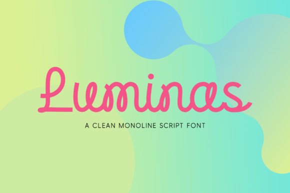 Luminas Font: Elevate Your Handmade Brand with Modern Script