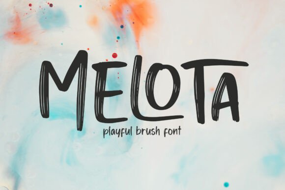 Melota: The Playful Handbrush Font for Crafters