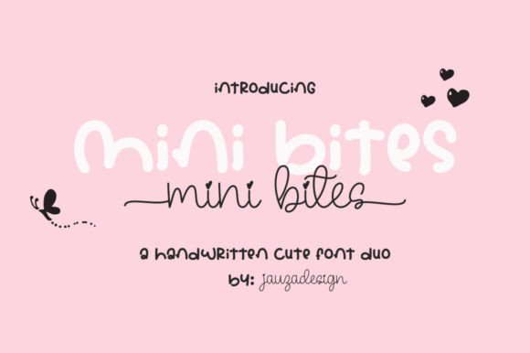 Mini Bites: A Handwritten Font for Social Campaigns