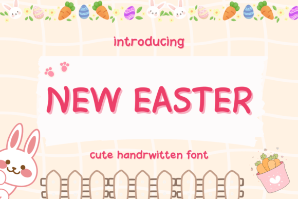 New Easter Font: A Handwritten Typeface for Small Business Branding