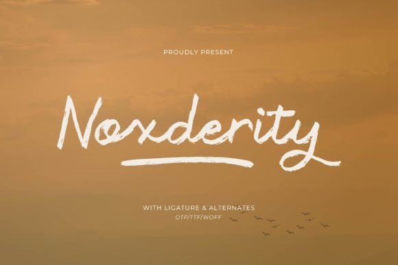 Noxderity: The Script Font That Elevates Your Brand