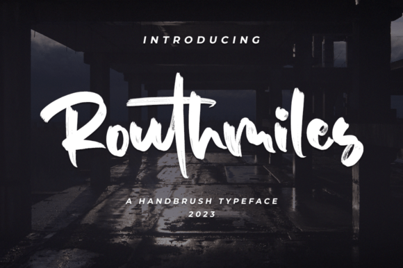 Routhmiles: A Handwritten Typeface for Authentic Branding