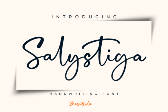 Salystiga: The Elegant Script Font for Your Brand