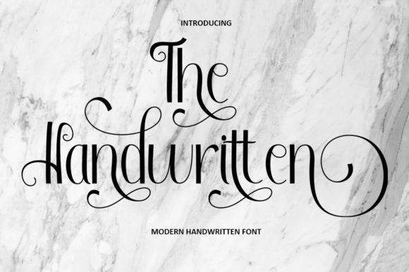 The Handwritten: A Refined Script Font for Editorial Design