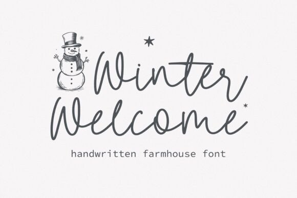 Winter Welcome Font Review for Web Designers