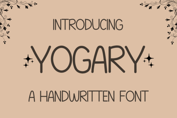 Yogary Font: A Handwritten Typeface for Modern Web Design